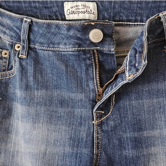 📌116 AEROPOSTALE BAYLA SKINNY JEANS SIZE 13/14 - Picture 3 of 14